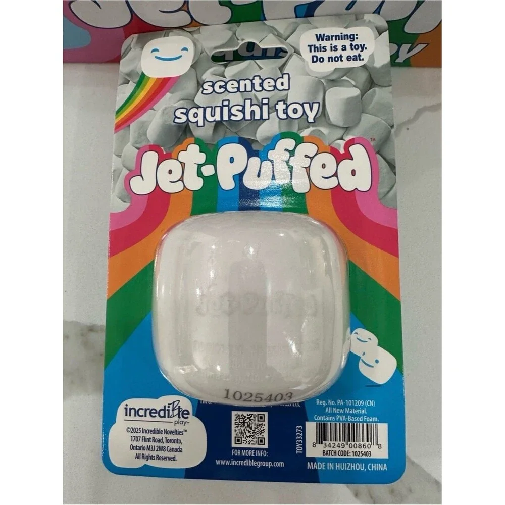 Jet-Puffed squishi toy White Scented Squishi marshmallow Toy -fast ship
